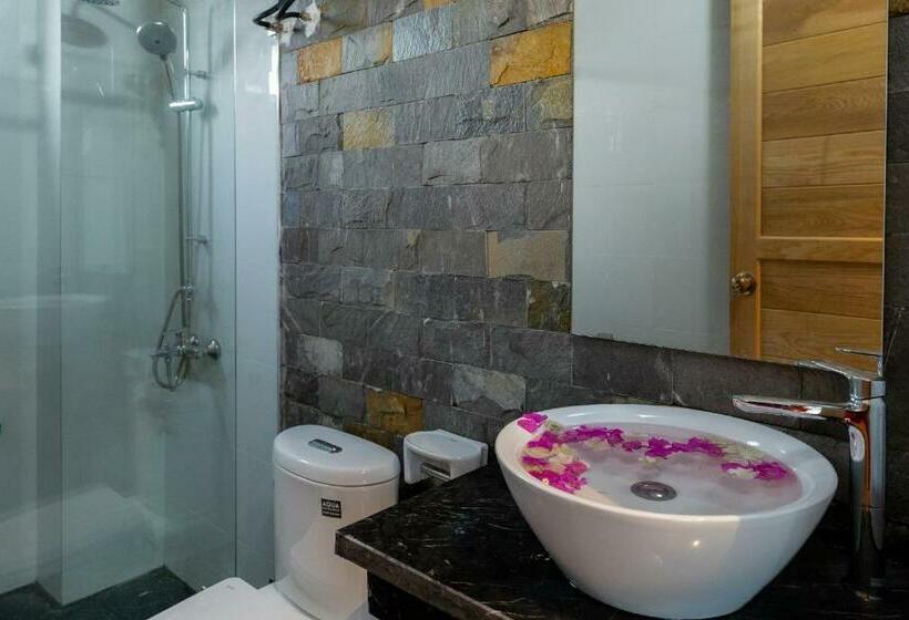 اتاق استاندارد با چشمانداز کوهستان, An Thái Homestay And Bar