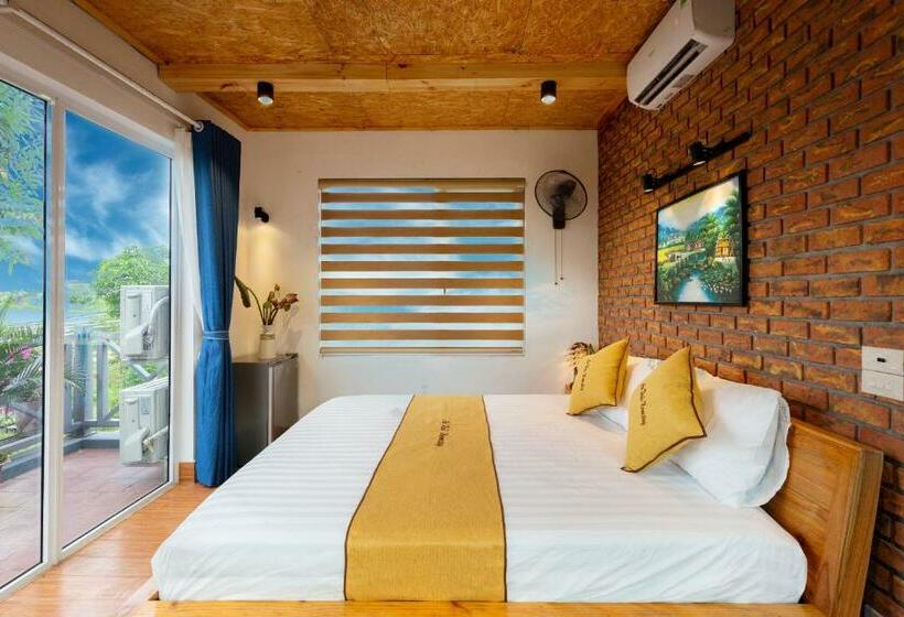 اتاق استاندارد با چشمانداز کوهستان, An Thái Homestay And Bar