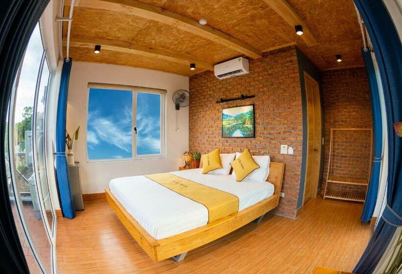 اتاق استاندارد با چشمانداز کوهستان, An Thái Homestay And Bar