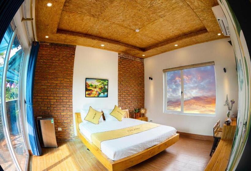 اتاق استاندارد با چشمانداز کوهستان, An Thái Homestay And Bar