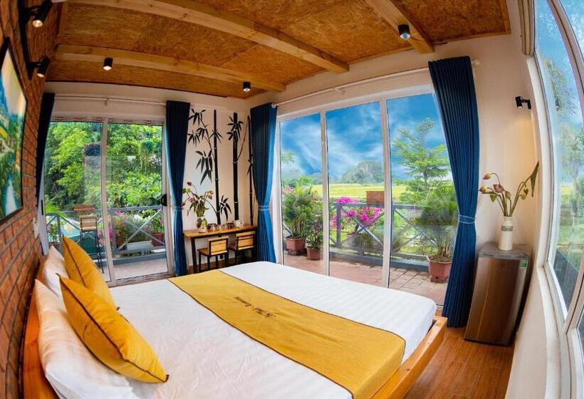 اتاق استاندارد با چشمانداز کوهستان, An Thái Homestay And Bar