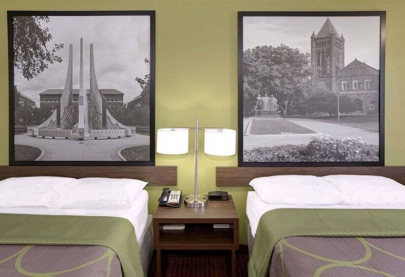 اتاق استاندارد با 2 تخت دوبل, Super 8 By Wyndham Lafayette