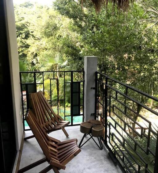 غرفة ديلوكس مزودة بشرفة, Verdeamar Eco Lodge Jungle Retreat