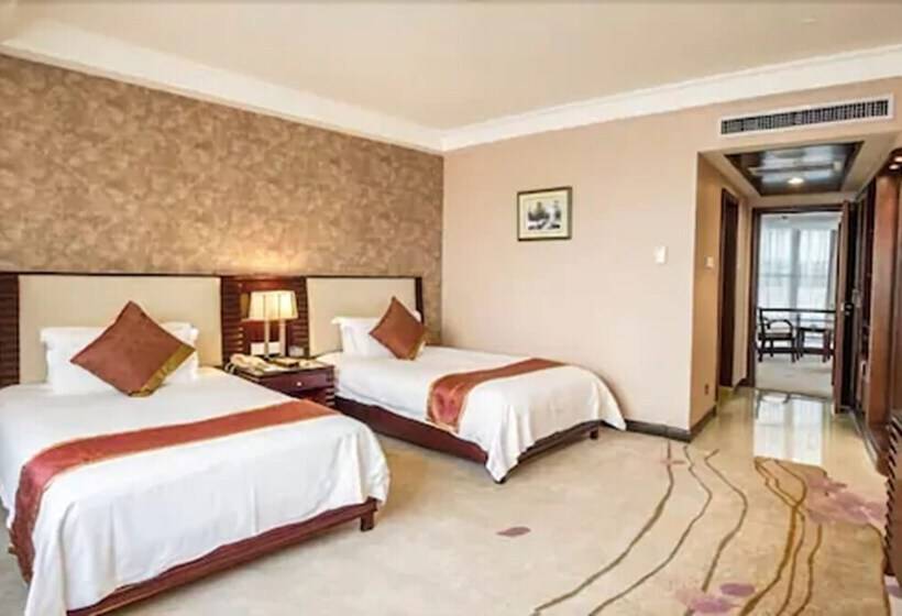 اتاق استاندارد با چشمانداز دریاچه, Hongyi Hotel Wuhan University