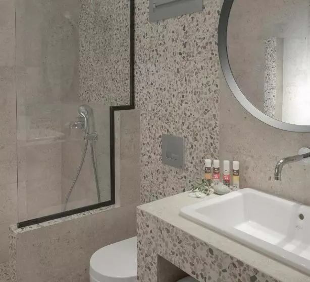 اتاق اساندارد با چشم‌انداز جانبی به دریا, Mykonos Essence Adults Only