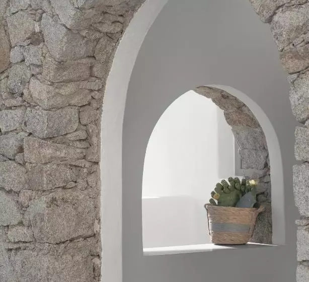 اتاق اساندارد با چشم‌انداز جانبی به دریا, Mykonos Essence Adults Only
