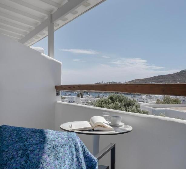 غرفة قياسية ثلاثية ذات إطلالة جانبية على البحر, Mykonos Essence Adults Only