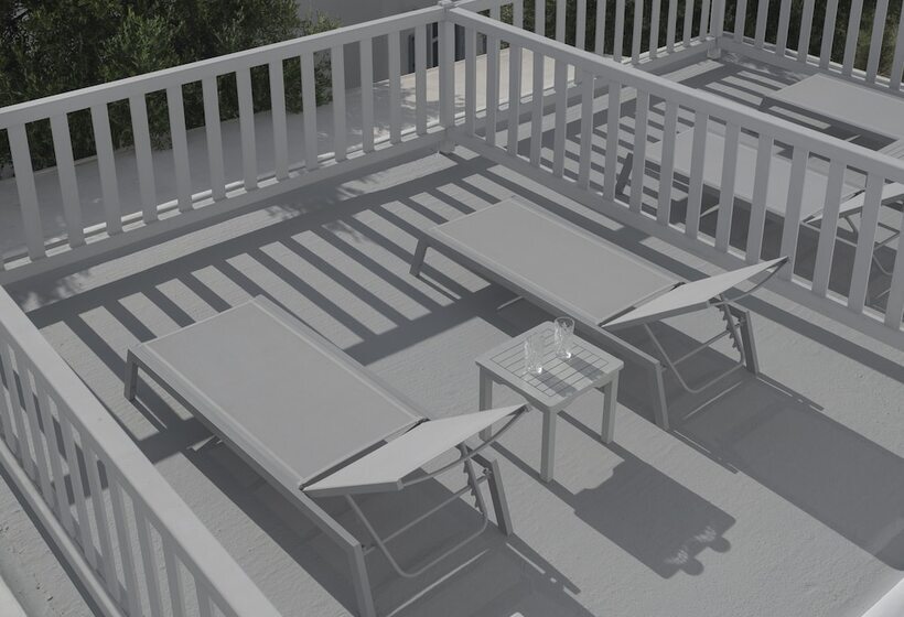 غرفة قياسية إطلالة جانبية علي البحر, Mykonos Essence Adults Only