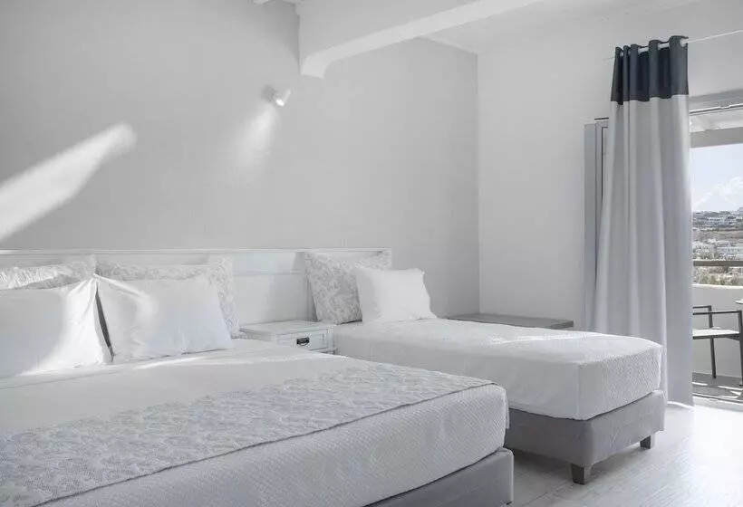 اتاق استاندارد سه نفره با چشم‌انداز کنار دریا, Mykonos Essence Adults Only
