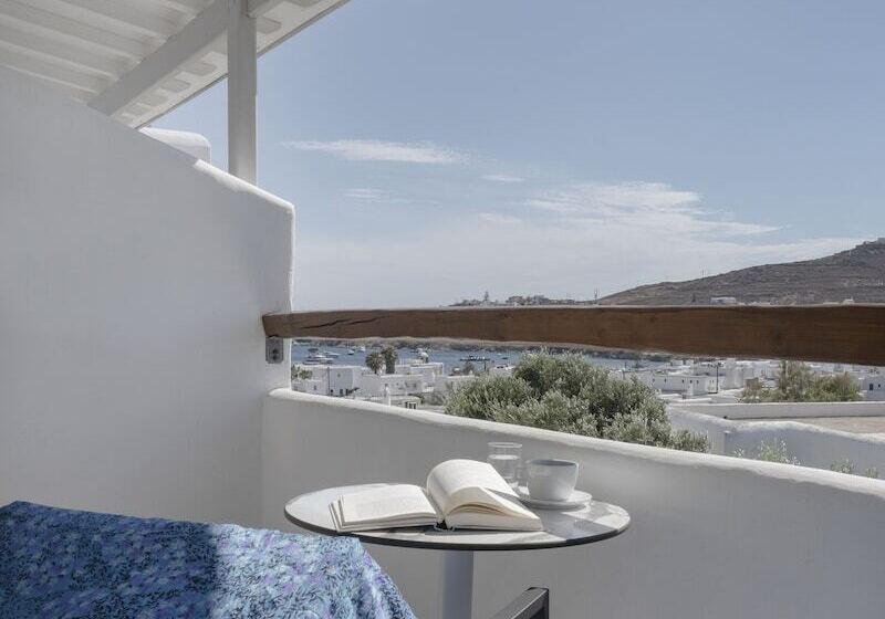 غرفة قياسية ثلاثية ذات إطلالة جانبية على البحر, Mykonos Essence Adults Only