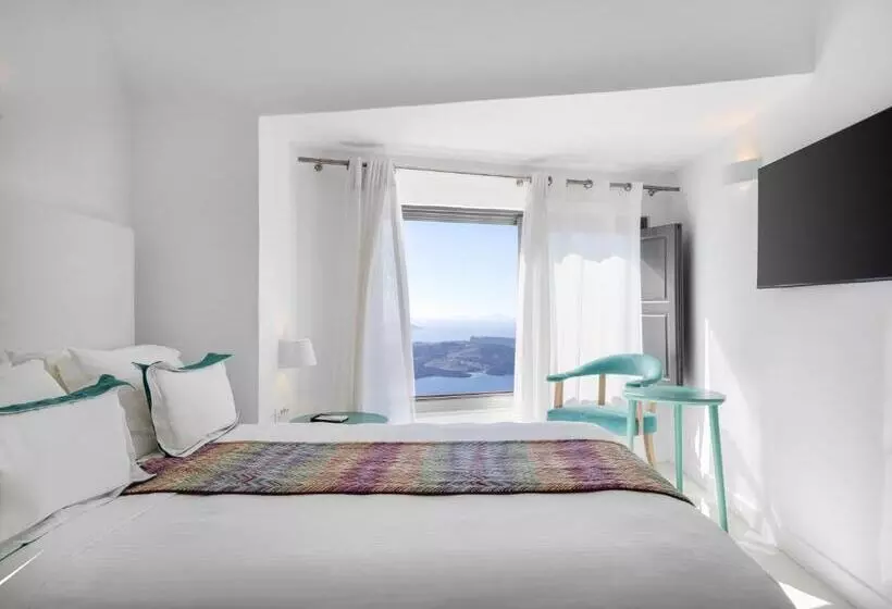 اتاق استاندارد با چشم‌انداز, Katikies Chromata Santorini   The Leading Hotels Of The World