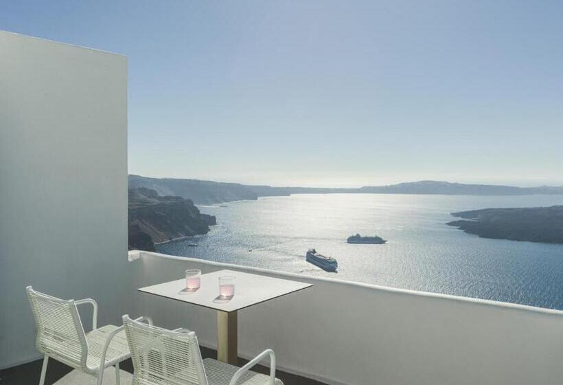 带观景的标准间, Katikies Chromata Santorini   The Leading Hotels Of The World