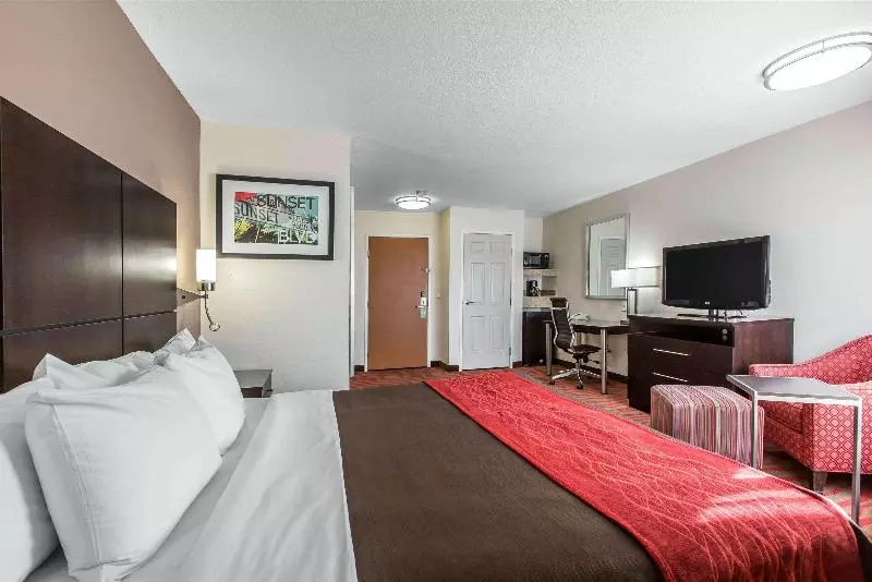 اتاق استاندارد با تخت بزرگ, Comfort Inn Los Angeles Near Hollywood