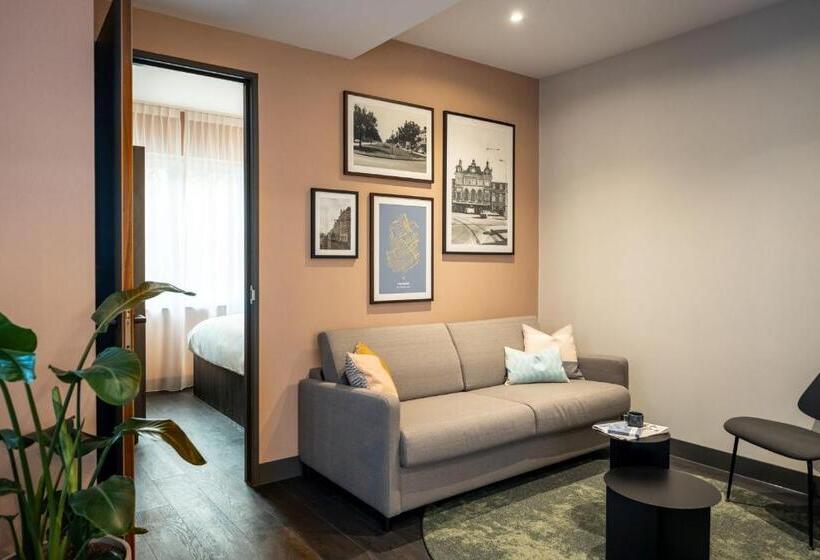 带1个卧室的带阳台的公寓, Yays The Hague Willemspark By Numa