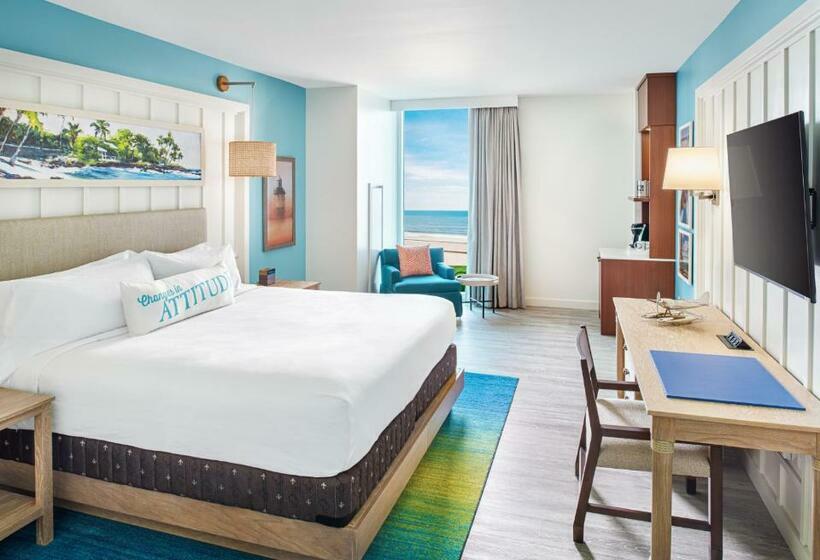 חדר דחוקס עם מיטת קינג, Margaritaville Jacksonville Beach