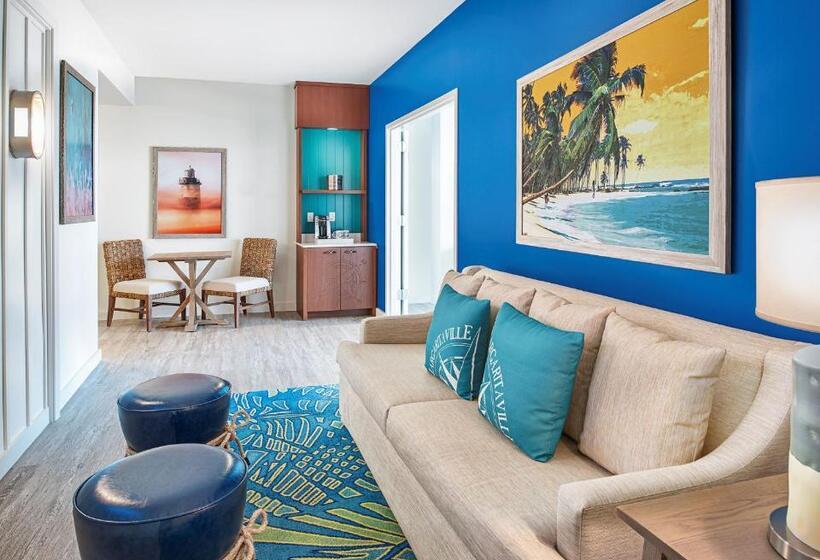 מיטת קינג בסוויטה, Margaritaville Jacksonville Beach