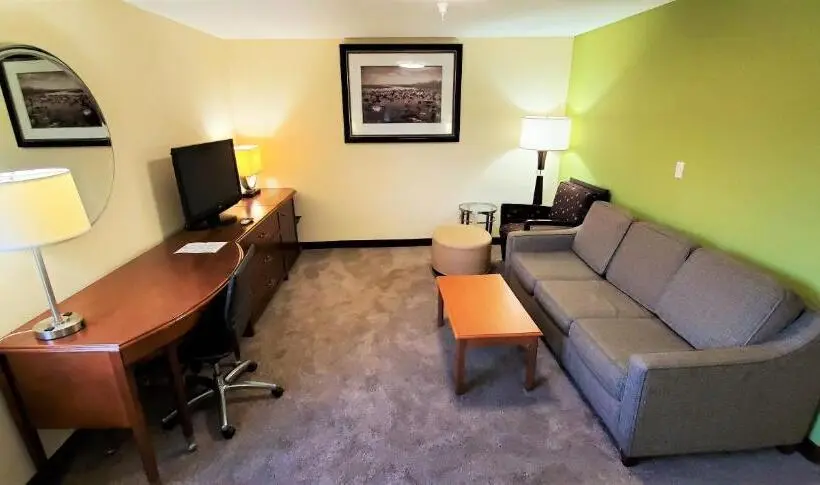 キングサイズベッドのスイートルーム, Travel Inn And Suites  Sikeston Miner I 55 Exit 67