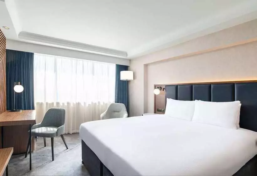キングサイズベッドのスタンダードルーム, Hilton Indianapolis Hotel & Suites