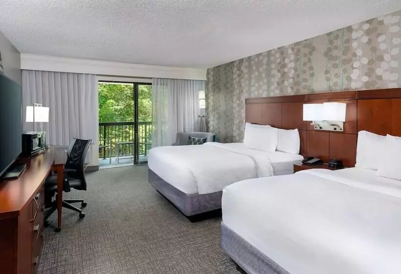 اتاق استاندارد با 2 تخت دوبل, Courtyard Asheville