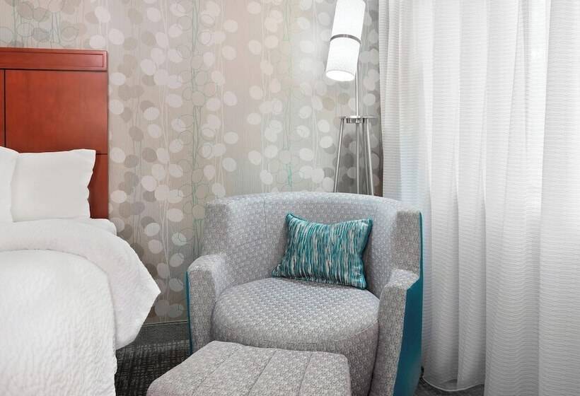 غرفه قياسيه سريرين مزدوجين, Courtyard Asheville