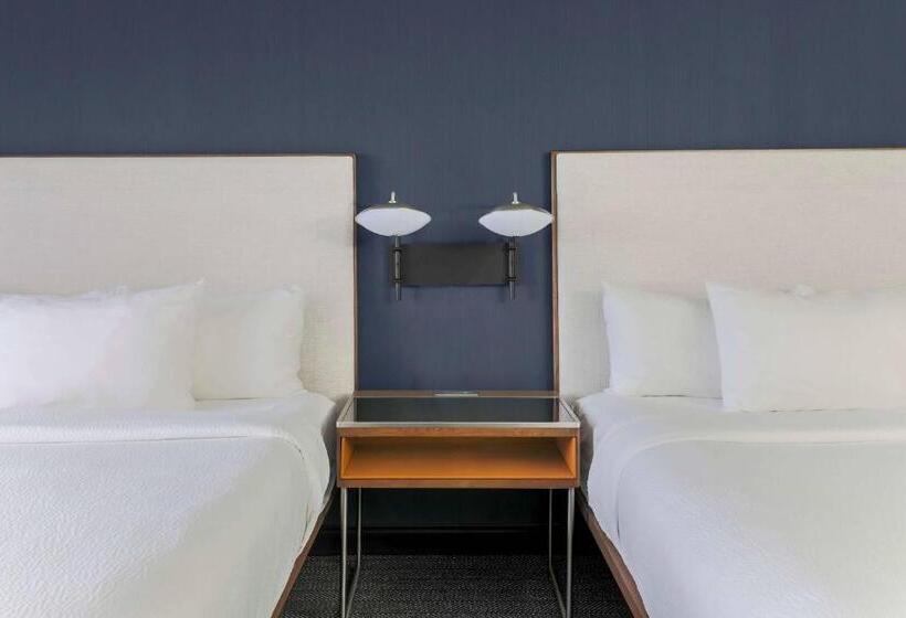 带2个双人床的标准工作室, Courtyard By Marriott Denver Golden/red Rocks