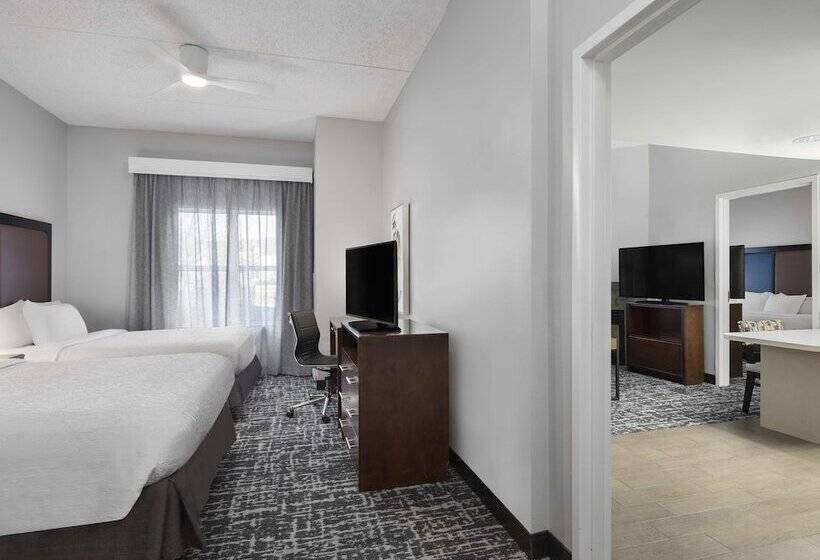 침실 2개 스위트, Homewood Suites By Hilton Columbus/airport