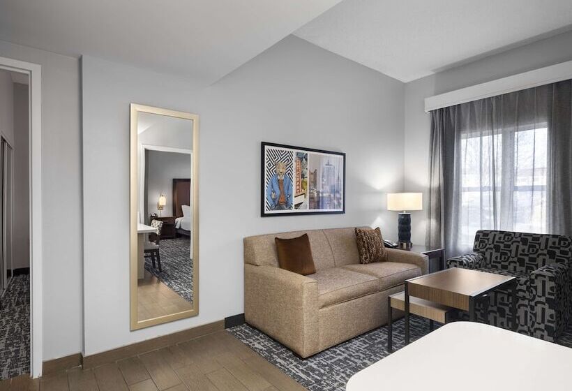 Suite 2 Dormitoris, Homewood Suites By Hilton Columbus/airport