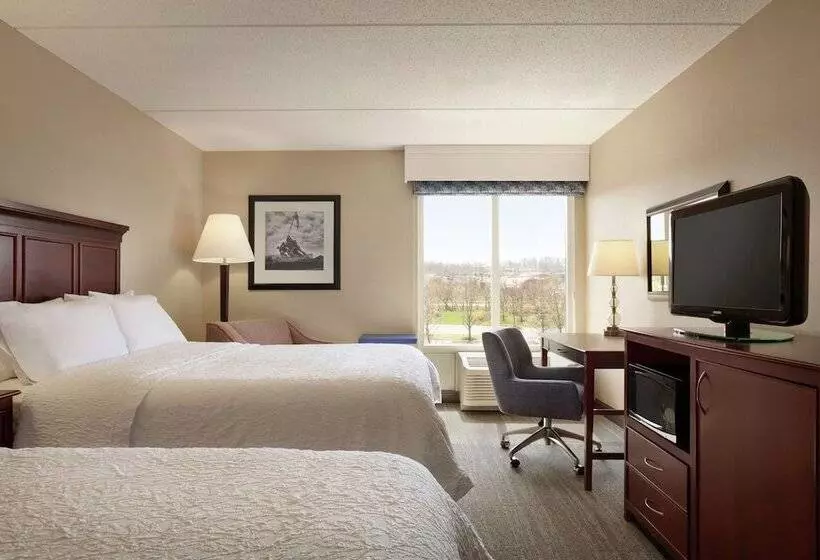 اتاق استاندارد با 2 تخت دوبل, Hampton Inn Dulles Cascades