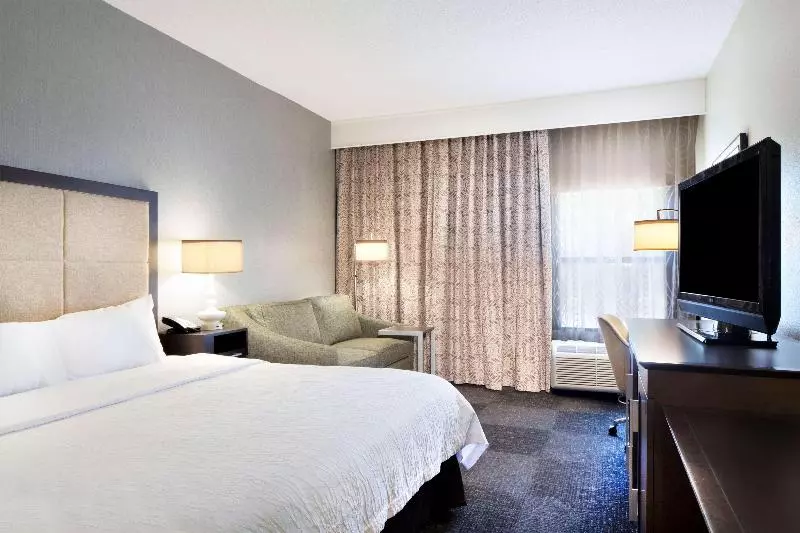キングサイズベッドのスタンダードルーム, Hampton Inn Lawrenceville