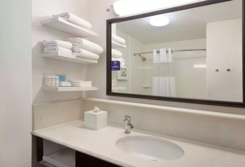 ２ダブルベッドのスタンダードルーム, Hampton Inn Lawrenceville