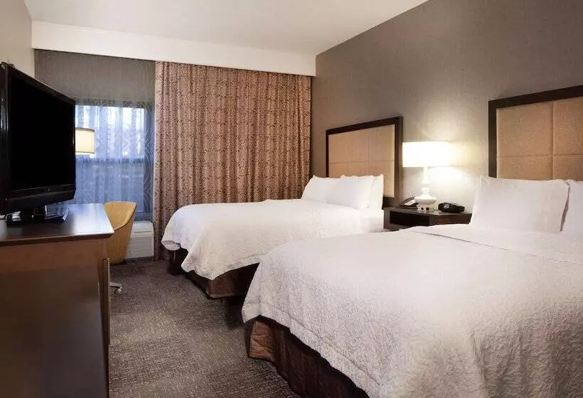 ２ダブルベッドのスタンダードルーム, Hampton Inn Lawrenceville