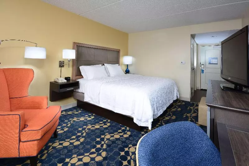 キングサイズベッドのスタンダードルーム, Hampton Inn Roxboro