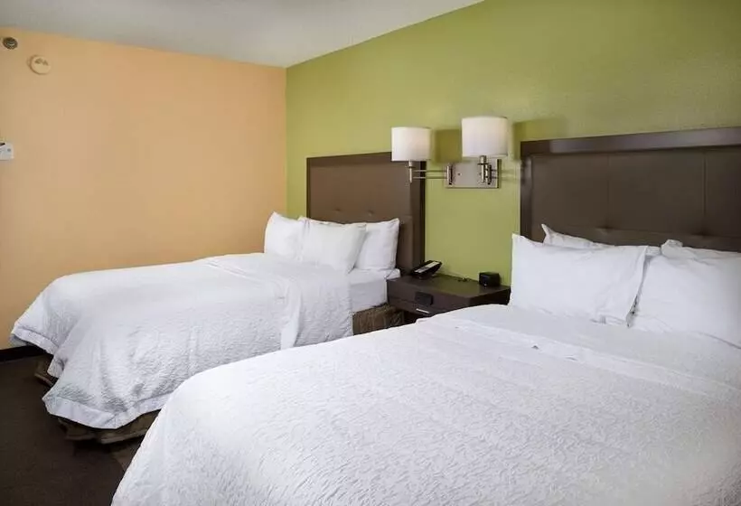 ２ダブルベッドのスタンダードルーム, Hampton Inn Shelbyville