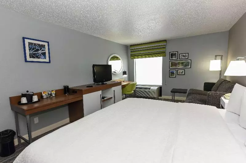 キングサイズベッドのスタンダードルーム, Hampton Inn Youngstown North