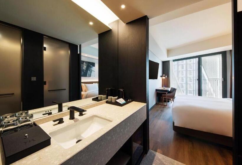 キングサイズベッドのデラックスルーム, Mercure Ambassador Seoul Hongdae