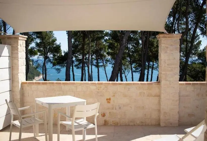 オーシャンビューデラックスルームバルコニー付き, San Michele Relais & Spa