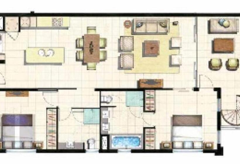 ペントハウス２ベッドルームアパート, Luxury Apartments At Temple Resort And Spa Port Douglas