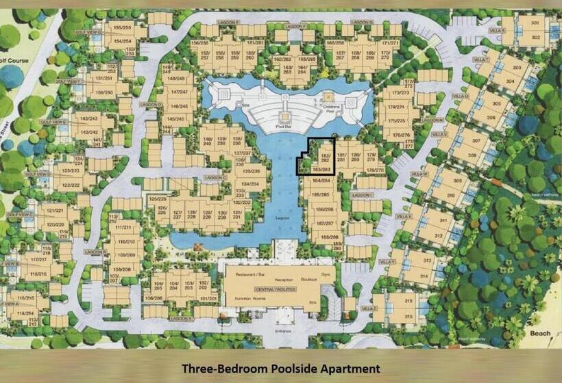 ３ベッドルームアパートメント, Luxury Apartments At Temple Resort And Spa Port Douglas