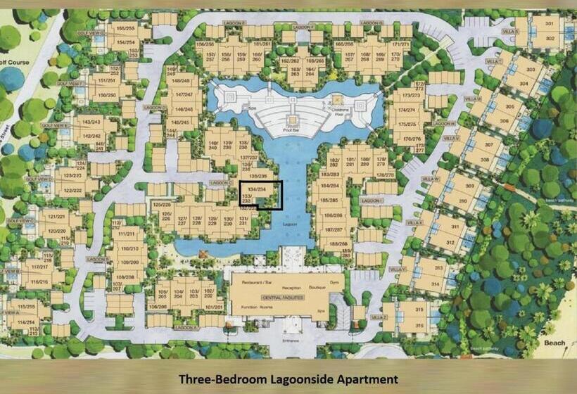 ３ベッドルームアパートメント, Luxury Apartments At Temple Resort And Spa Port Douglas