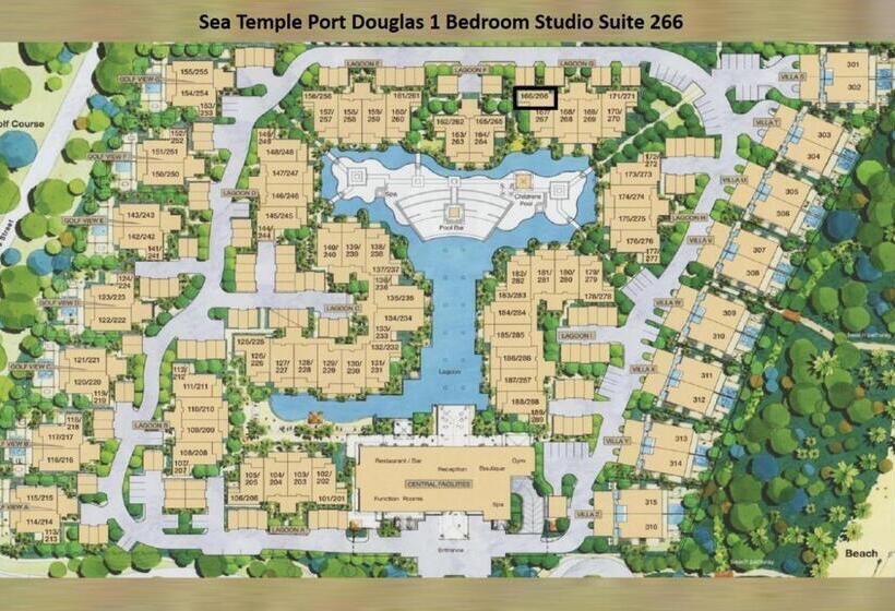 ガーデンビューのスタンダードワンルーム, Luxury Apartments At Temple Resort And Spa Port Douglas