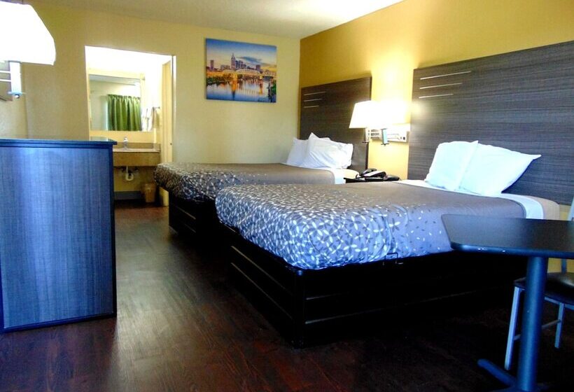 Standaardkamer met 2 Tweepersoonsbedden, Knights Inn Antioch
