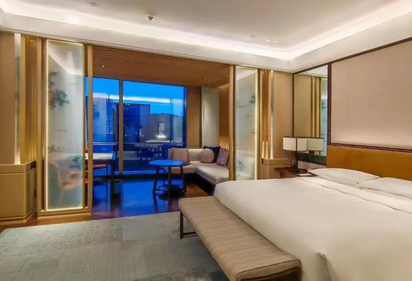 キングサイズベッドのスタンダードルーム, Park Hyatt Suzhou