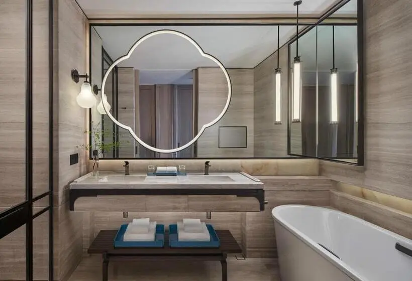 キングサイズベッドのスタンダードルーム, Park Hyatt Suzhou