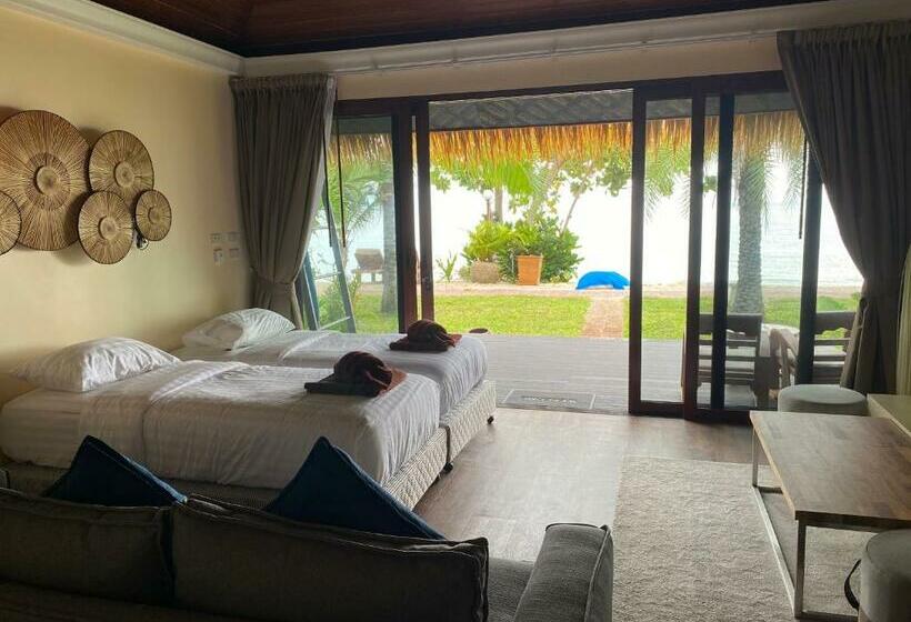 וילת דלוקס, חדר שינה 1 עם נוף לים, Mali Kradan