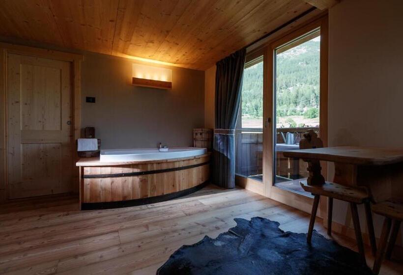 带山景的复式房间, Agriturismo San Gallo