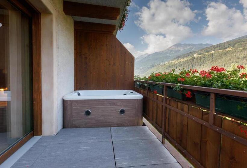 带按摩浴盆的套房, Agriturismo San Gallo