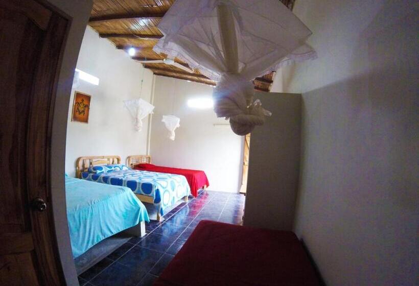 Четырехместный Номер Стандарт, Montañita Garden Hostal