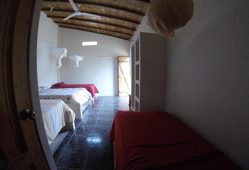 Четырехместный Номер Стандарт, Montañita Garden Hostal