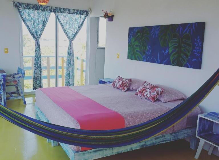 חדר סטנדרט צדדי נוף לים, Casa Vainilla Holbox Island