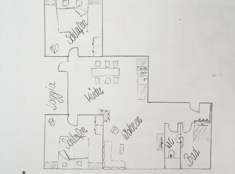 景色の見える一ベッドルームアパートメント, Berggasthaus Weingarten